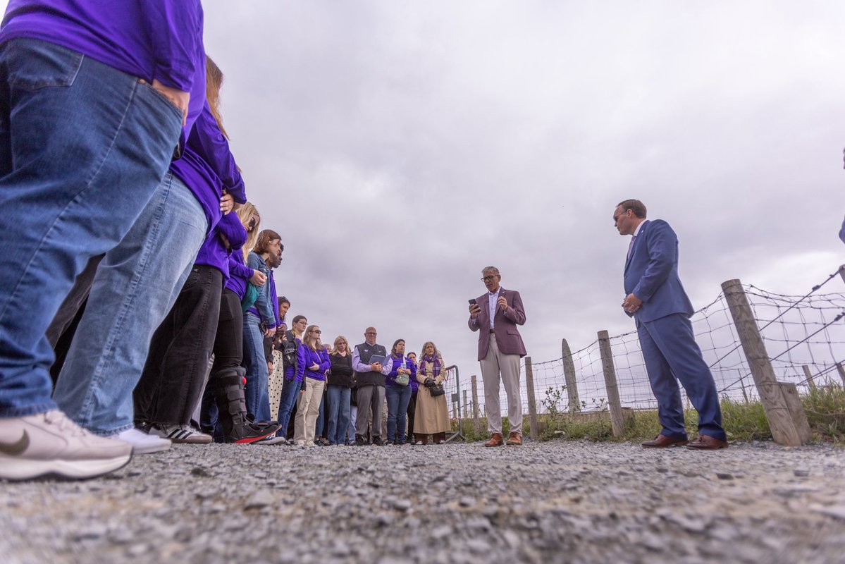 TarletonPrez's tweet photo. Today, we had the privilege of gathering at Pointe du Hoc to honor the legacy of James Earl Rudder and the brave Rangers who scaled the cliffs.

It was an honor to pay tribute to one of @TarletonState's most distinguished Texans and reflect on the enduring impact of his legacy 🇺🇸 https://t.co/4IOrBQZnkp