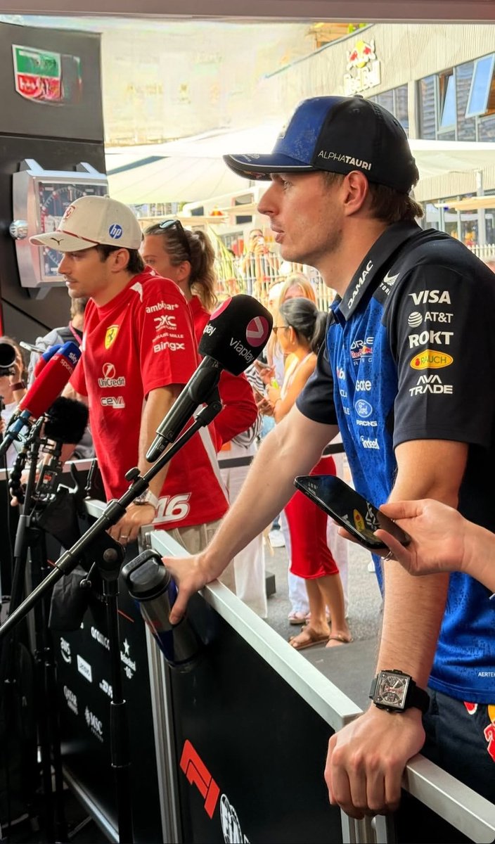 lecs16x's tweet photo. Miami: Max spins on the opening lap and Charles has the same happening to him on the closing stages

Monaco: Max retires on the opening lap and Charles does as well on the closing stages

They need to stop twinning this way https://t.co/S8EKehuOgO