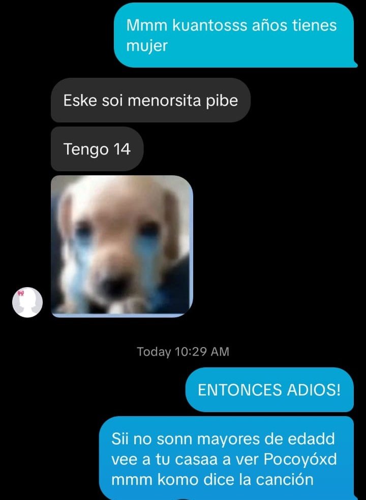 Jack_Murdock616's tweet photo. Siempre incel nunca pedofilo 😌 https://t.co/iiltarrG1n