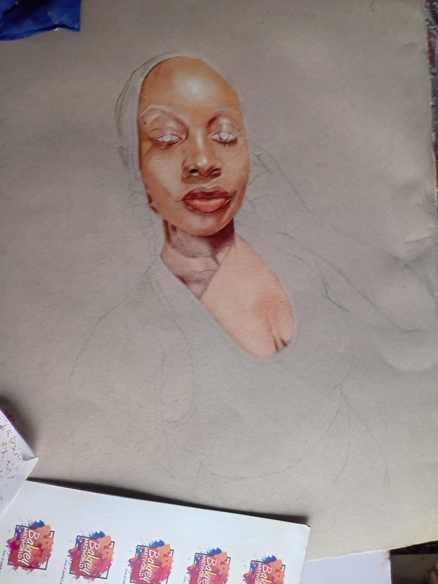 Bakrey15062413's tweet photo. Progress update 🎨✍️
Every stroke brings the vision closer to reality. The face is gradually coming to life, and I'm enjoying every stage of the process. Art is patience, consistency, and attention to detail.
Still working on the eyes, hair, and finishing touches https://t.co/UZyUB9MvNf