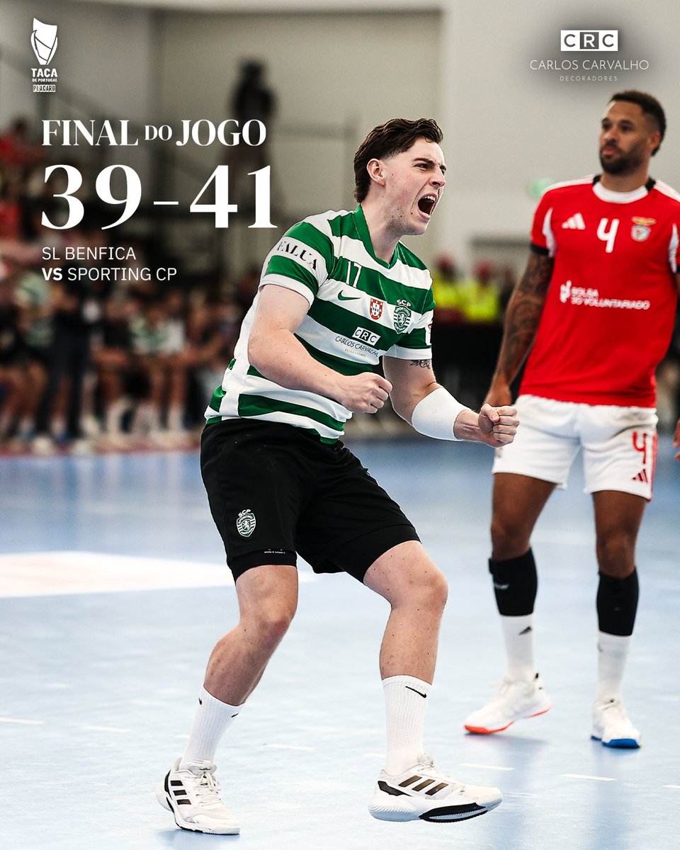SCPModalidades's tweet photo. A TAÇA DE PORTUGAL CONTINUA 🟢⚪️ Orgulho, Leões! #AndebolSCP https://t.co/SMkt4dTi4G