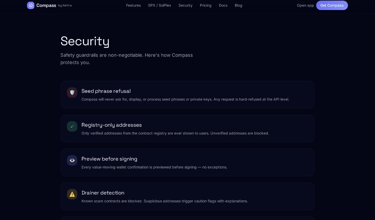 XertraPlatform's tweet photo. Before someone can use Web3, they need to understand it. 📚

Before they can understand it, they need somewhere to start.

Compass. 🧭

Launching June 18. https://t.co/b8tqHOr7tA