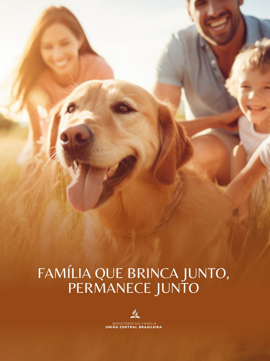 AdventistasSP's tweet photo. 🐾❤️ Família que brinca junto, permanece junto!

Momentos simples de diversão fortalecem os laços, aproximam os corações e criam memórias que duram para sempre. 🏡✨

Hoje, reserve um tempo para rir, brincar e aproveitar quem Deus colocou ao seu lado. 💛 https://t.co/aEXDvuF78Q