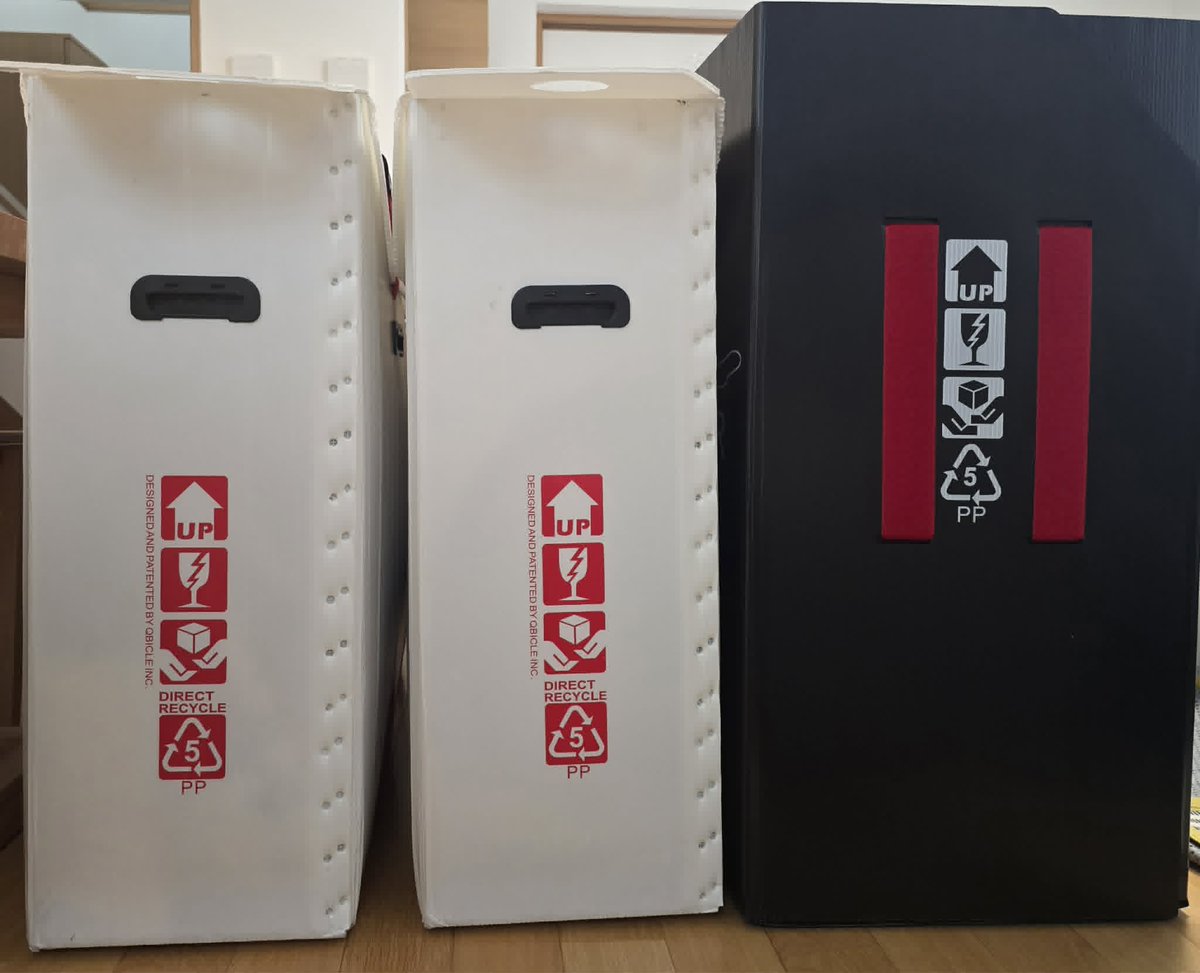 ochi620's tweet photo. RAAM出国まであと2日。

3台のうち2台バイクの梱包が終わりました。

準備できるのは実質昨日が最後。
箱に収まると、いよいよ後戻りできない感じがします。

いろいろと準備してきた挑戦ですが、今になって気になるのは「忘れ物ないかな」。

まずは仕事を優先して、無事に出国したいと思います。 https://t.co/5VvYfdOhch