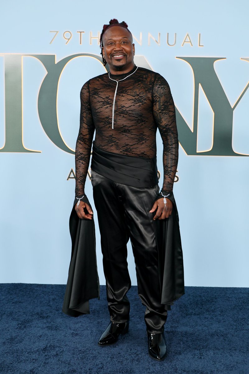 Variety's tweet photo. Tituss Burgess attends the #Tonys https://t.co/nekBPPGVdU