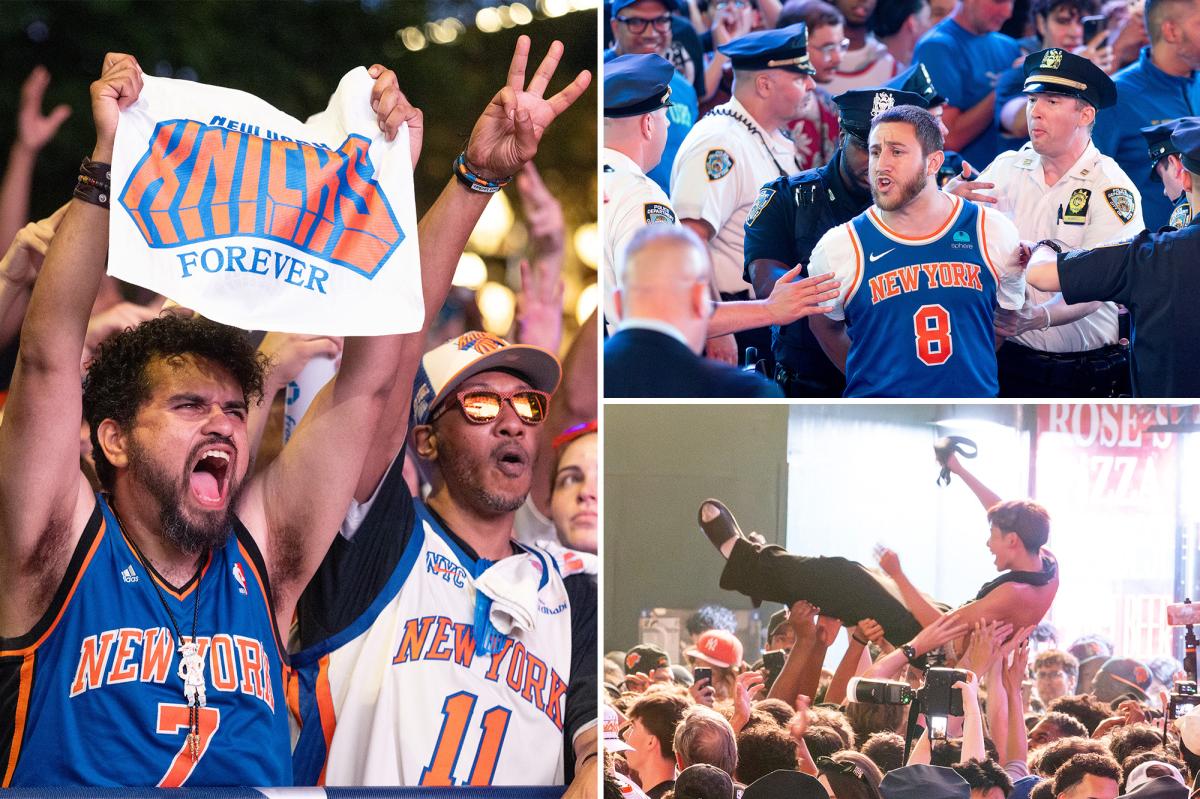 nypost's tweet photo. NYC rejects permits for MSG's outdoor Knicks watch party for Game 3 of NBA Finals https://t.co/L8rdsPuJ03 https://t.co/OOK7B1bUPl