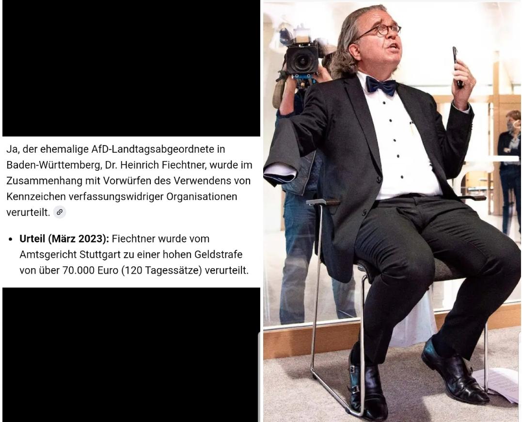 godwins_q's tweet photo. Das WUNDER? Dr.Fiechtner soll den "H...-Gruß" gezeigt haben?
Wie ihm das ohne rechten Arm gelungen ist? Ein Wunder? https://t.co/xRXiPwntLT