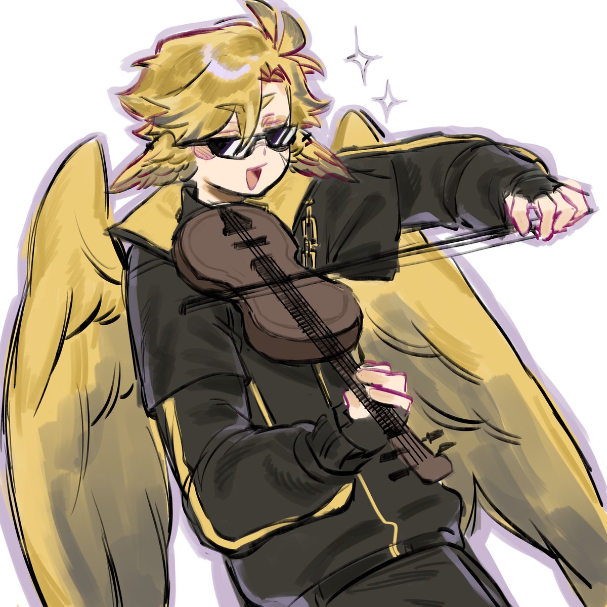 QiMal6's tweet photo. I joined Theo's stream randomly and got blessed with violin
The bald bird got talent
#Theobaldthebird https://t.co/RcUgpBCkqx