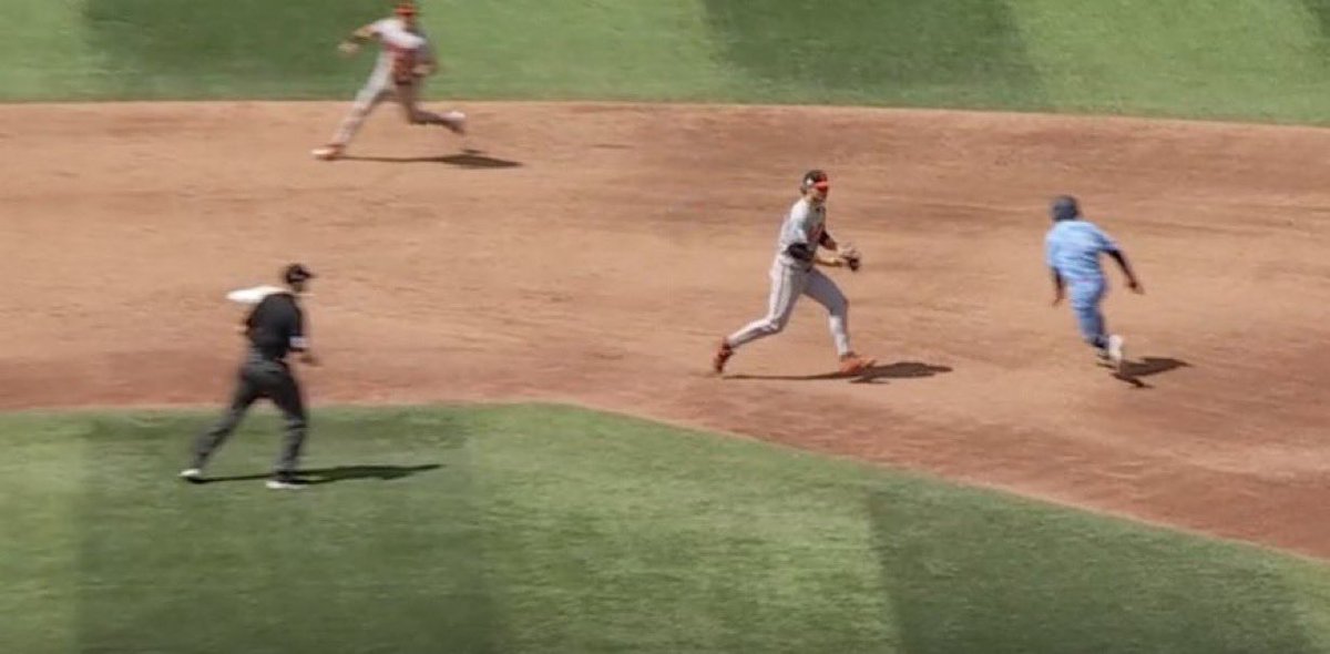 HiMyNameIsJC_'s tweet photo. I’m so pissed. 

We had all the momentum and that call cost us the game bruh…

That umpire needs to be investigated 

#Birdland https://t.co/UZOkaxTIHe