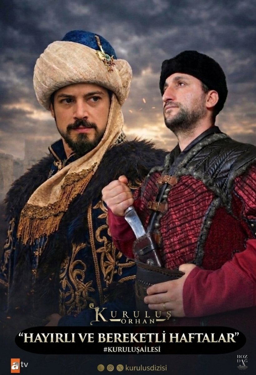 0zcansen's tweet photo. Hayırlı ve bereketli haftalar #KuruluşAilesi 🤲🏻

#KuruluşOrhan final bölümüyle Çarşamba saat 20.00’de atv’de 🔥 

@atvcomtr @bozdagfilm https://t.co/zQqxXRGhFn