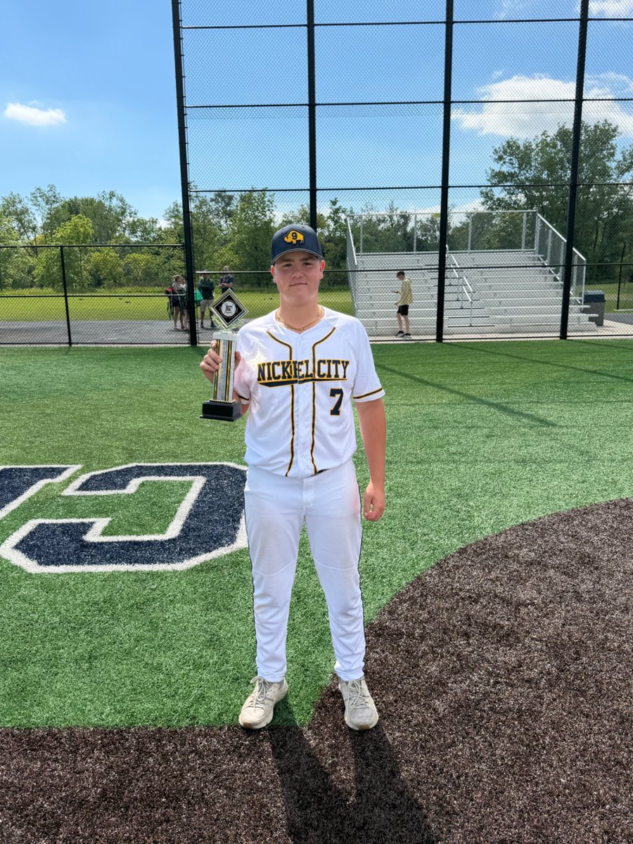 QCEliteBaseball's tweet photo. Congratulations to Nickel City Nine 15U for capturing the 2026 Queen City Elite 15U Gold Bracket Championship!

Tournament MVP: Iggy Thomann

#CrownTheChamps👑 https://t.co/PkWtBsqs4n