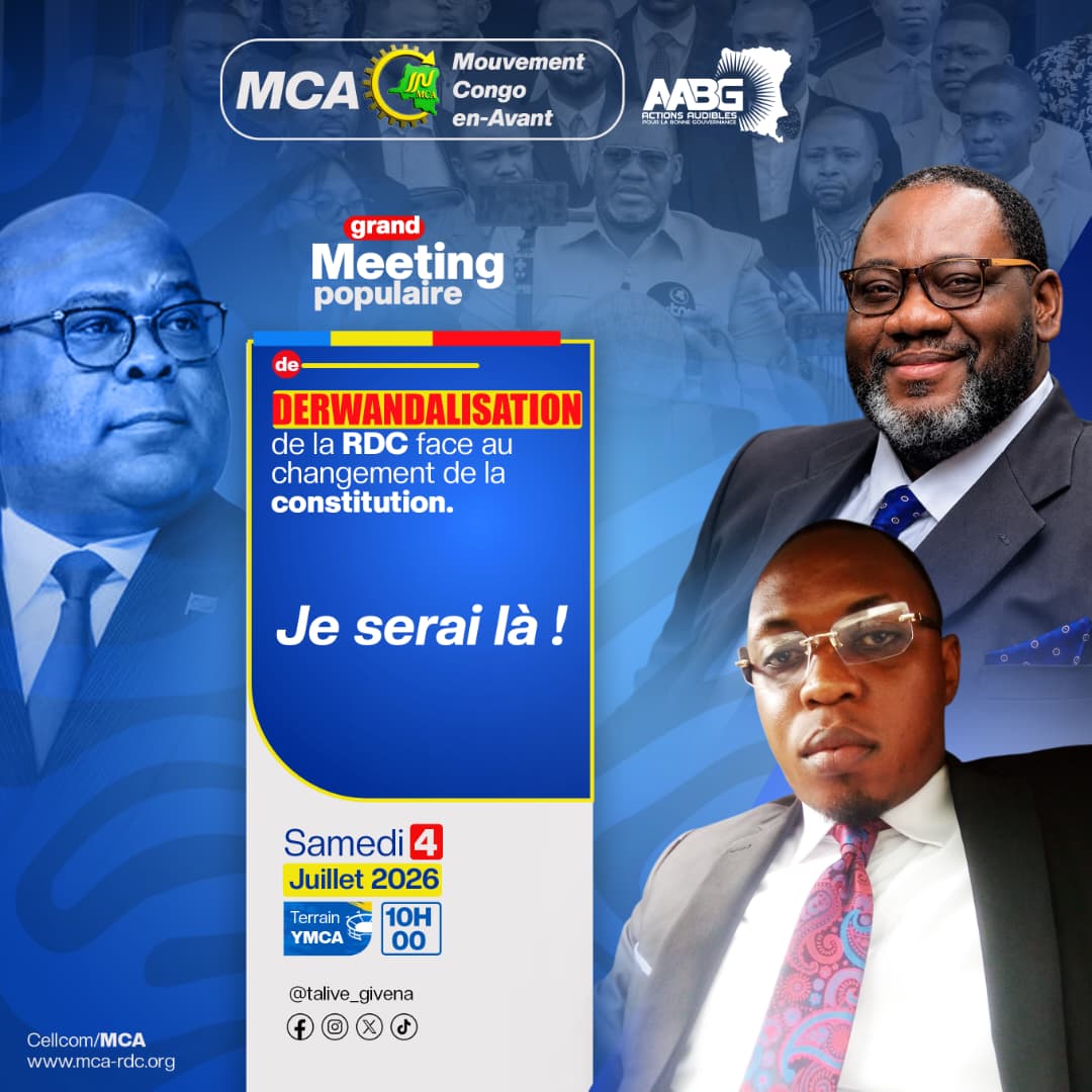 GEORGESLue11124's tweet photo. Chers congolais,le moment est arrivé dont nous sommes redevable de prendre conscience derrière le président KAS KASONGO KALALO 3K @KasongoKas pour Dérwandaliser tout corps étranger au Sol congolais et surtout dans nos institutions.Nous avons un seul rendez samedi 04/07/2026 .... https://t.co/XzzsFgZTRg
