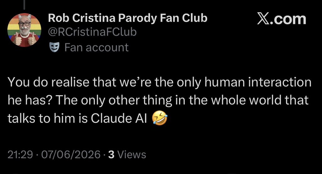 CaseCT14's tweet photo. Peak irony. 😂😂😂😂😂😂😂😂😂
Every accusation is a confession 
Grok sucker https://t.co/hYgNZuc0MZ