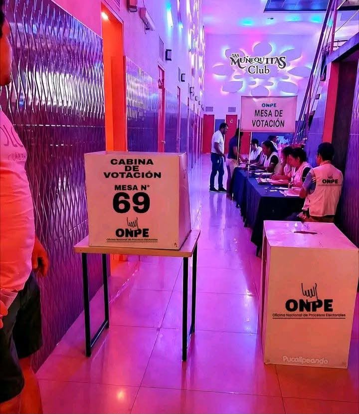 GianlucaAL27's tweet photo. Medio raro mi lugar de votación https://t.co/yllM3Pr42Y