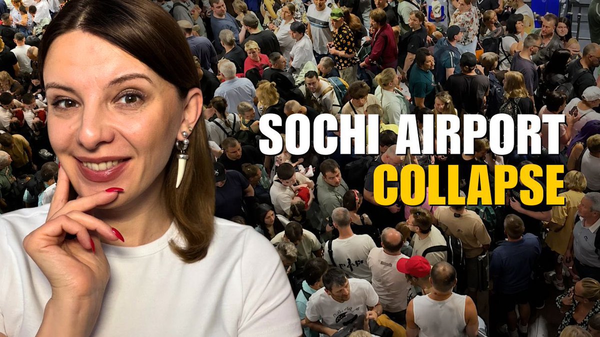 AnnaFromUA_YT's tweet photo. SOCHI AIRPORT TRAP: CHAOS AT PUTIN'S FAVORITE RESORT Vlog 1433: War in Ukraine
https://t.co/sH2TfkpEBu https://t.co/mQI8dusQXF