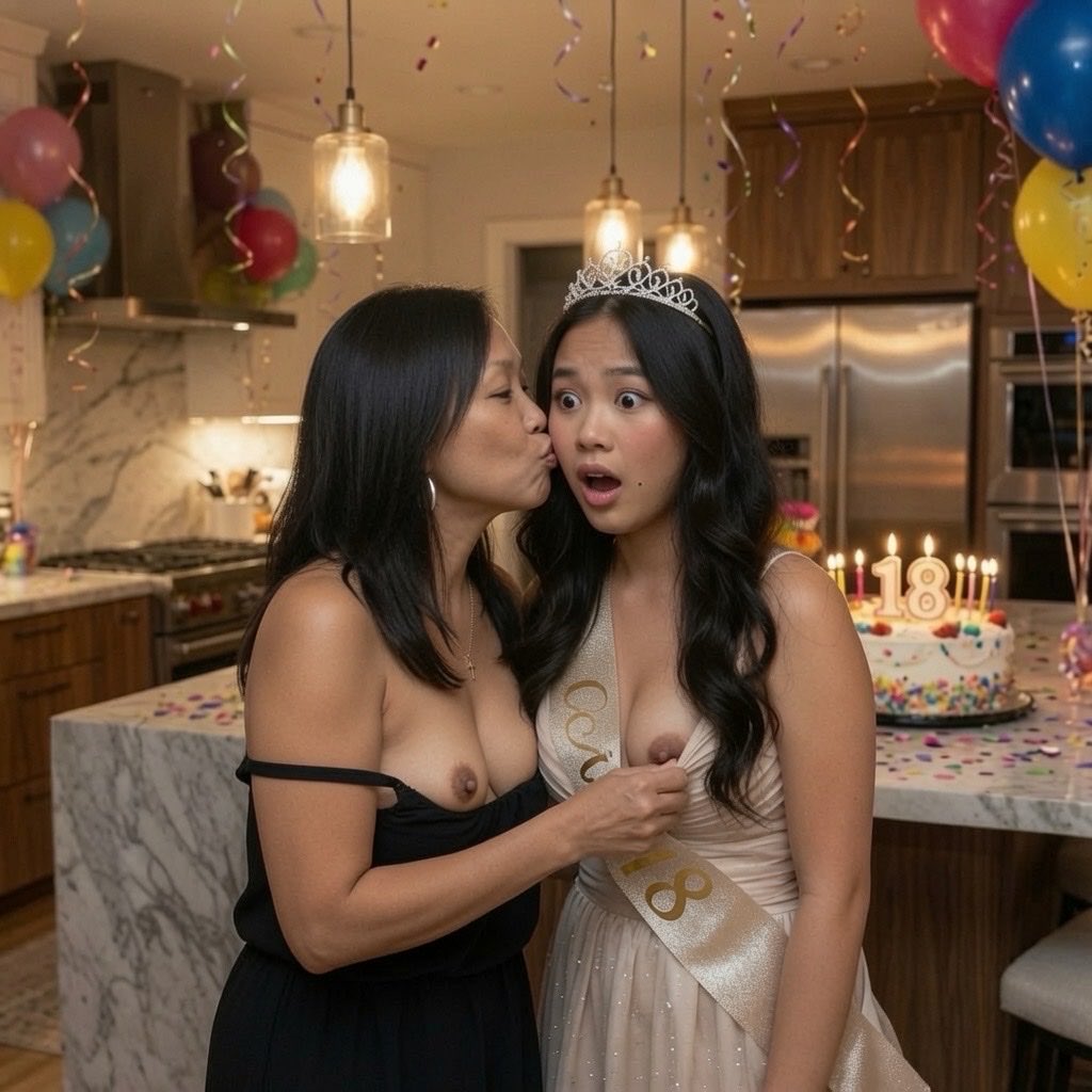 PinayMYLF's tweet photo. 🎂 Birthday surprise for my sweet ‘daughter’ Asha… our first forbidden lesbian kiss turned into passionate, dripping wet ecstasy. Her tight body trembling under Mommy’s touch. So naughty &amp; addictive. 😈💦
#SeductiveSunday #PinayScandals #LesbianFantasy #TabooDesire #MakeMommyCum https://t.co/xnp23iEBRy