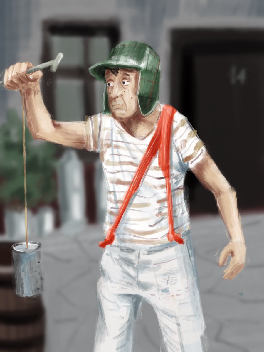 FlashFlenkers's tweet photo. pintura de Chaves ✨✨✨ https://t.co/uWRBHLqzMs