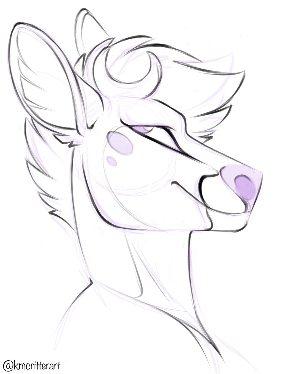 kmcritterart's tweet photo. For everyone’s favorite purple deer, ⁦@ThatPurpleDear⁩ https://t.co/7MphOUxshr
