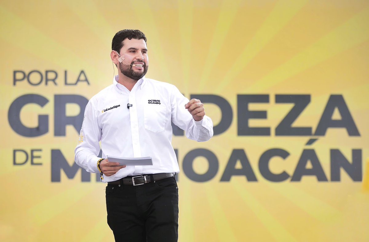 OctavioOcampo_'s tweet photo. Hoy asumo con orgullo la  encomienda: recorrer cada rincón de nuestro estado para escuchar a su gente y construir juntos el futuro que merecemos.
Creo en un Michoacán con oportunidades, paz y esperanza. Estoy listo para caminar a su lado y trabajar por La Grandeza de #Michoacán. https://t.co/ltoBTJdc4k