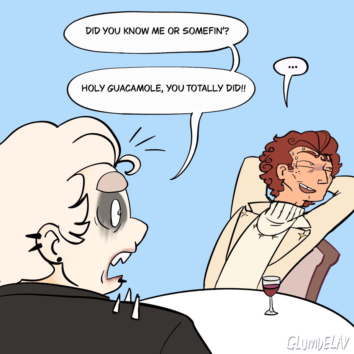glumdelay's tweet photo. Part two of reverse omens (1/3)
#goodomens https://t.co/ODRlTMBiaA