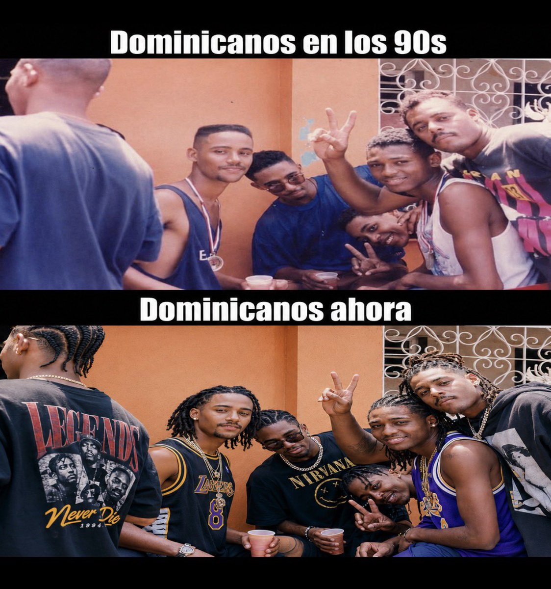 SenoraJEM's tweet photo. Es lo que vivo diciendo….aparte de la distorsión a causa de la masiva presencia haitiana en el país, el dominicano también se ha vuelto más afrocentrico en su forma de vestir, peinarse y hasta en el comportamiento y nada de eso ayuda en la percepción que tienen los de afuera   de nosotros sino hasta de cómo se percibe el mismo dominicano. El dominicano antes era orgulloso de ser y lucir más refinado.
