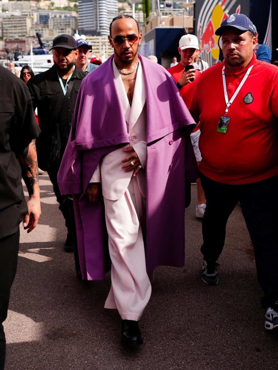 HardestFitPics's tweet photo. Lewis Hamilton in Full Issey Miyake (2026) https://t.co/hO9VR9rlXN