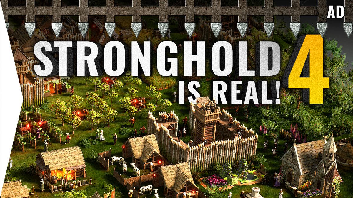 GamerZakh's tweet photo. Stronghold 4 just got revealed! We were sponsored [ad] so I can show off what the game is now: https://t.co/eriaiHcxx0 Have a watch to see a breakdown of the new gameplay and ask any question so I can check and answer that for you. https://t.co/dXkW3rlgUa