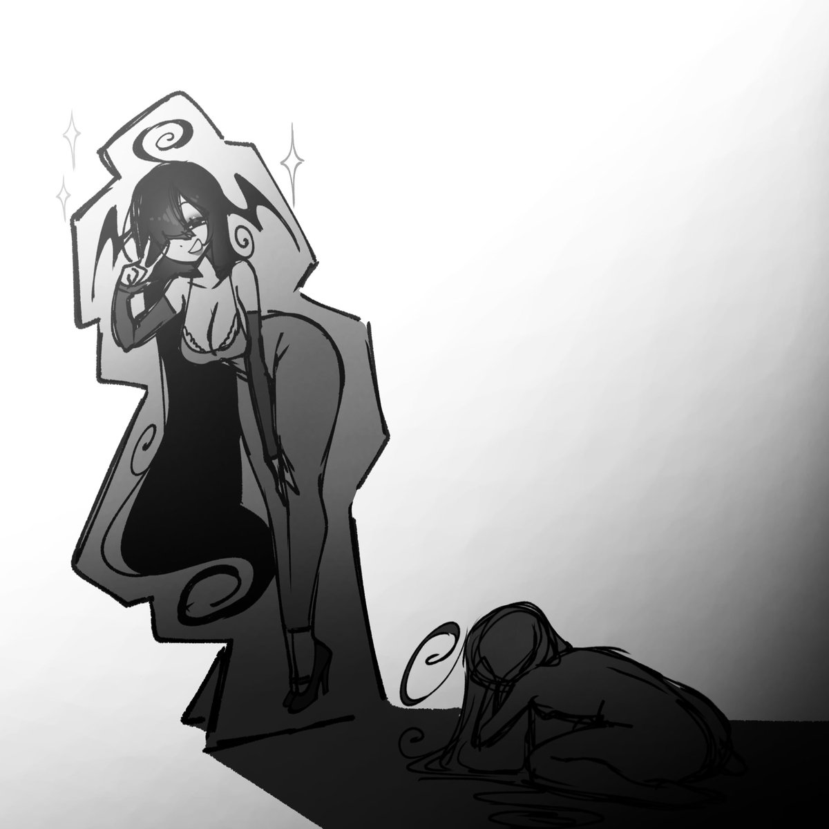 DieingDemon's tweet photo. I know I’m not bad for not being the ideal but that doesn’t make me any more the ideal for admitting it, I know I’m not ugly but I will still feel ugly regardless 

#ventart https://t.co/wKbFQ7c09i