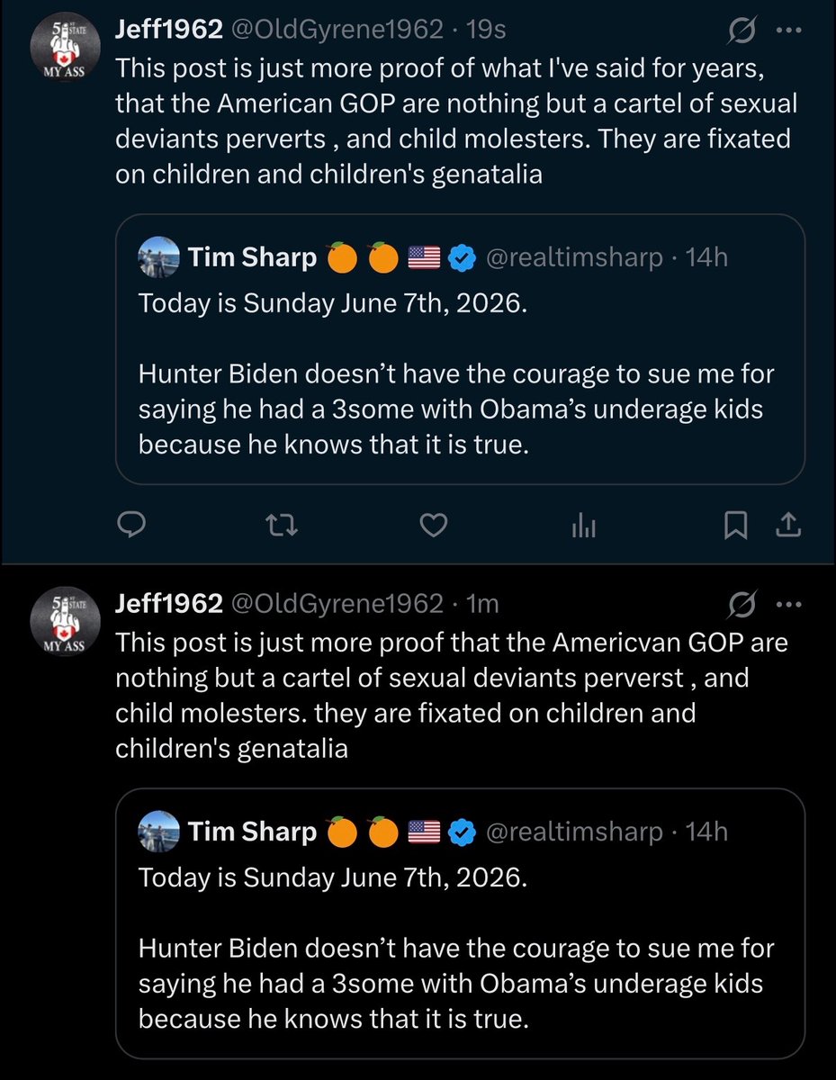 realtimsharp's tweet photo. When a Canadian retard quote posts you twice within a minute, you’ve obviously struck a nerve. https://t.co/YYXRLOFA5S