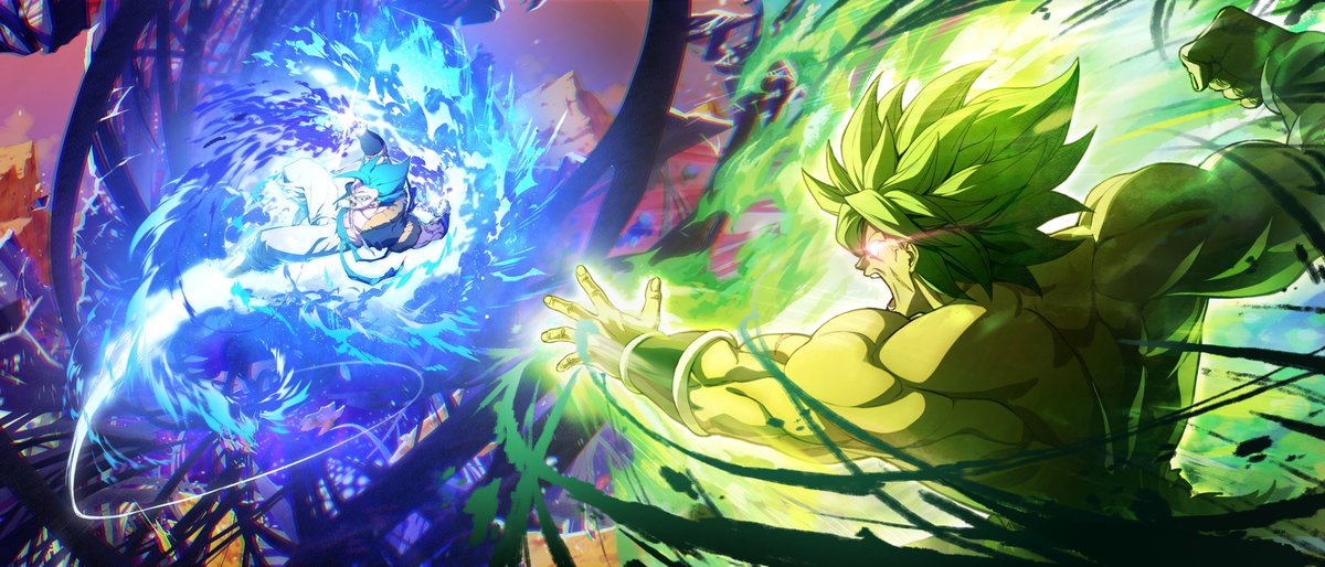 B_rototo's tweet photo. GOGETA VS BROLY https://t.co/KEq5ZolNUe