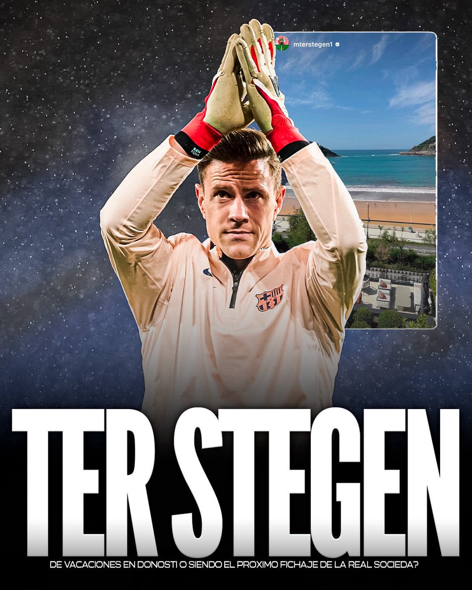 1909passion_'s tweet photo. 🧤 La Real Sociedad en busca de un portero con experiencia (suplente). Ter Stegen sin sitio en el Barcelona, y ahora mismo de vacaciones (o no) en Donosti.

🇩🇪 El staff de Matarazzo quiere un portero alemán, a mi todo me cuadra y me gusta. Ter Stegen si o no? 👇🏼 #RealSociedad https://t.co/jJdSxkNBcJ