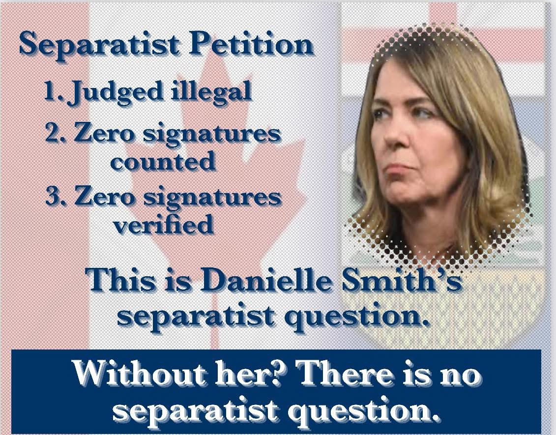 SpeakUp407's tweet photo. Just to be clear, @ABDanielSmith 
There is NOT 700 000 petition signers requesting a referendum.
There’s not even 300 000 separatist signatures. In fact, not one signature has been verified.
Your casual lies are extraordinary! And copious!!
@globalnews @CTVNews @CBCCanada @abpoli https://t.co/kTz5dJN8q9