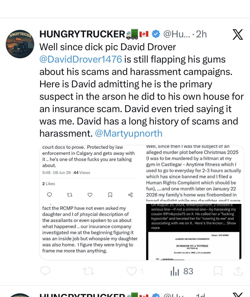 David Drover tweet media
