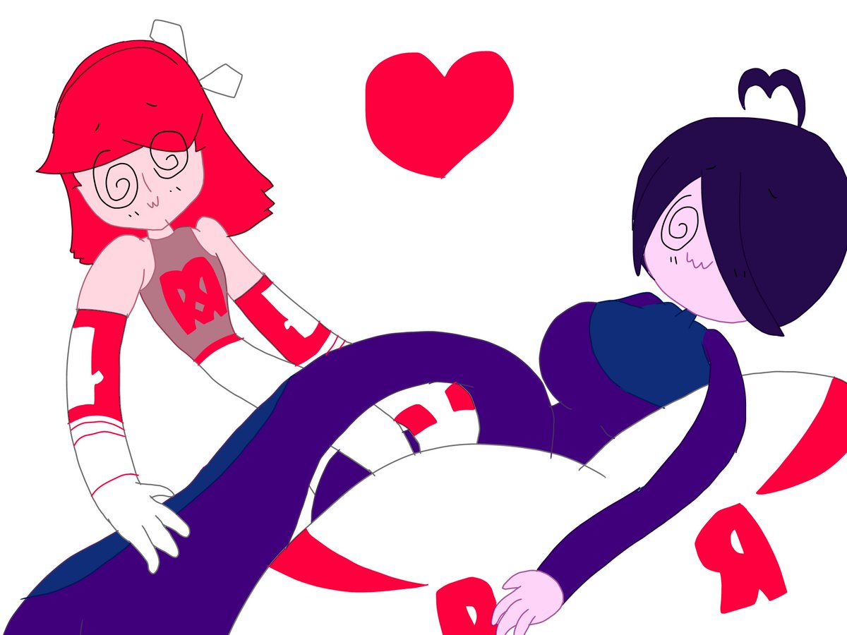 DerickFreeform's tweet photo. //OOC
@RexTheBlueHog 

Redd and Serena gets tangled up in love, she even touched his large buttocks too https://t.co/37wk06nFP2