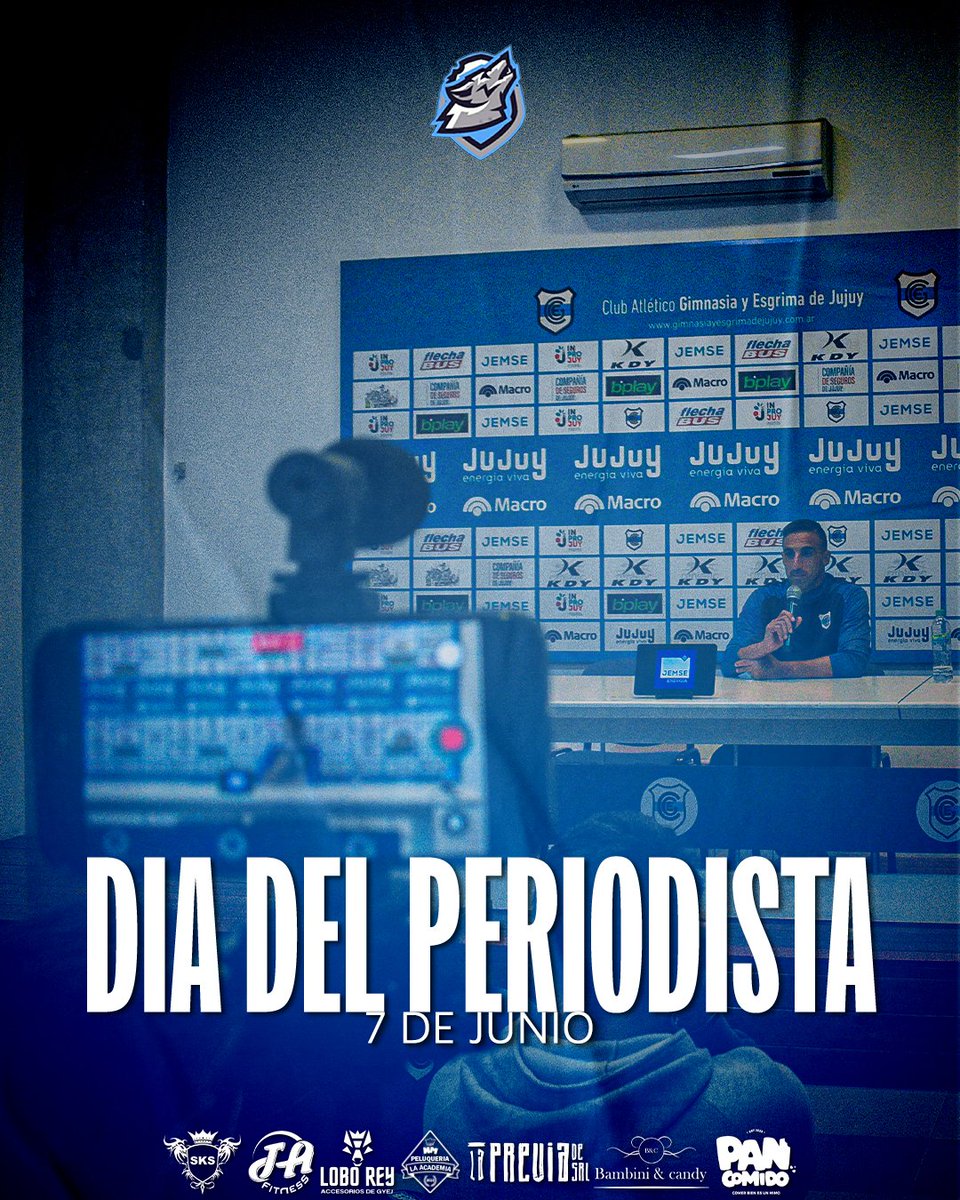 ManadaDeLobos's tweet photo. DIA DEL PERIODISTA 

Feliz dia del periodista para todos los que ejercen esta hermosa profesión. 

Saludo muy grande a los que son parte de Manada de Lobos 🐺 

#EnManadaNadieNosPara
#VamosLobo https://t.co/RKaJUqZ0PR