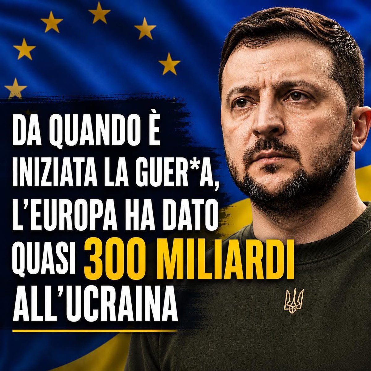 AdrianoValui's tweet photo. Precisiamo, i nostri governanti di merda hanno dato 300 miliardi a Zelensky, più le armi che si è venduto ai paesi africani. L'abbiamo fatto ricco insieme ai suoi compagni di merende e hanno ridotto l'Europa alla canna del gas. https://t.co/MWScn57vJw