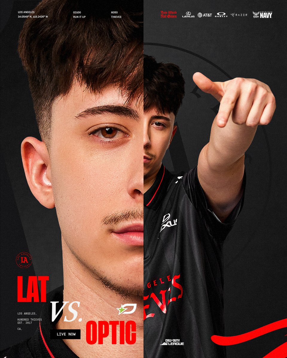 LAThieves's tweet photo. We meet again, OpTic.

#LAThieves https://t.co/qxXWiAAX71