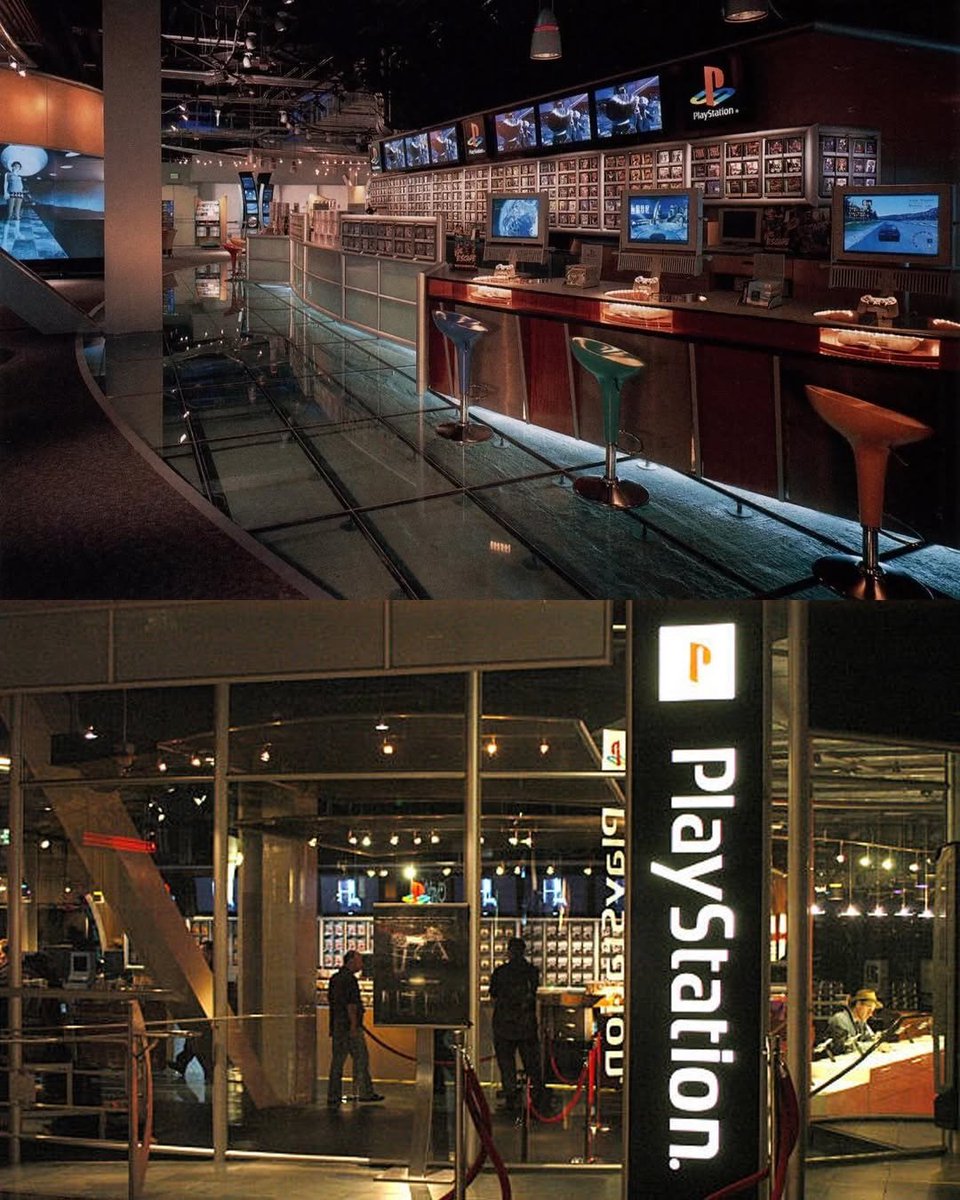 EliasDaler's tweet photo. This Sony PlayStation Store (at the Sony Metreon in San Francisco, 1999) lives in my mind rent free...

Can we go back to this... 😭 https://t.co/fKis895F4Y
