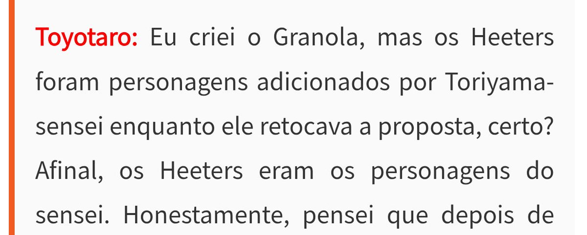 Dragon_Beast7's tweet photo. @Dakkai_04 @CanalBudokai Na real o tudo relacionado ao granola desde design, origem e poderes foi tudo criação original do toyotaro, o envolvimento do bardock e o ego superior tbm foram criação dele.

O akira fez os sugarjins, a gangue do gas, as esferas e origem dos namekuseijins++ https://t.co/y5z28d43l3