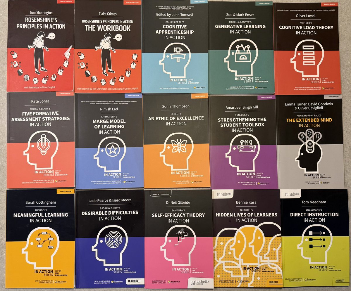 teacherhead's tweet photo. In Action Series complete. I’m super chuffed to have pulled this together will all these brilliant authors. The ideas explored are so powerful..  all illustrated with detailed examples.  . Thanks so much  to everyone involved 🙏🙏🙏 @HLearningPD https://t.co/2Qa20KE5qZ