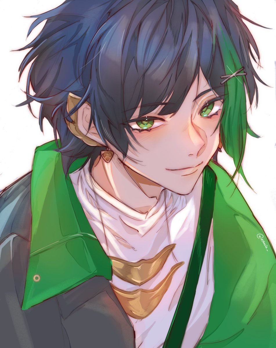 eshncia_'s tweet photo. first time watching his stream and he suddenly spoke alien language, it made me want to sketch him, oui #YudiArtsbun https://t.co/4TZQ4dko0e