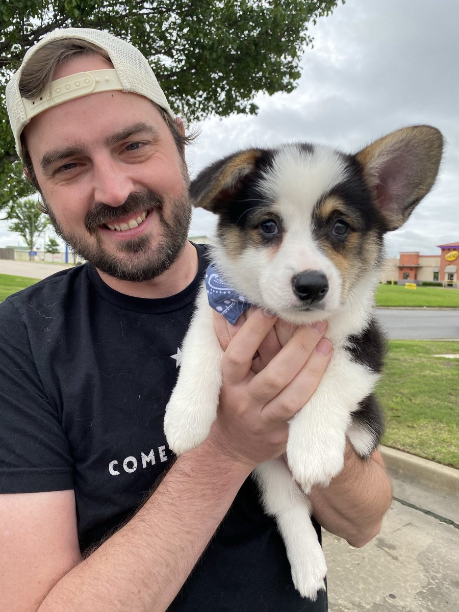 thescrotch's tweet photo. 5 years ago yesterday we brought Bucky home. We asked for a red girl, but we couldn’t pass when he was the last one available. It was meant to be. https://t.co/hKsTgvkpCH