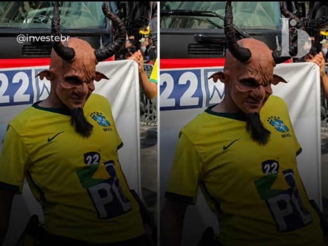 Gustavramski_'s tweet photo. Eu achei ofensivo comparar o bolsonarismo com o capeta.
Nem o capeta merece isso 👹 https://t.co/MZ7QeyWBXD