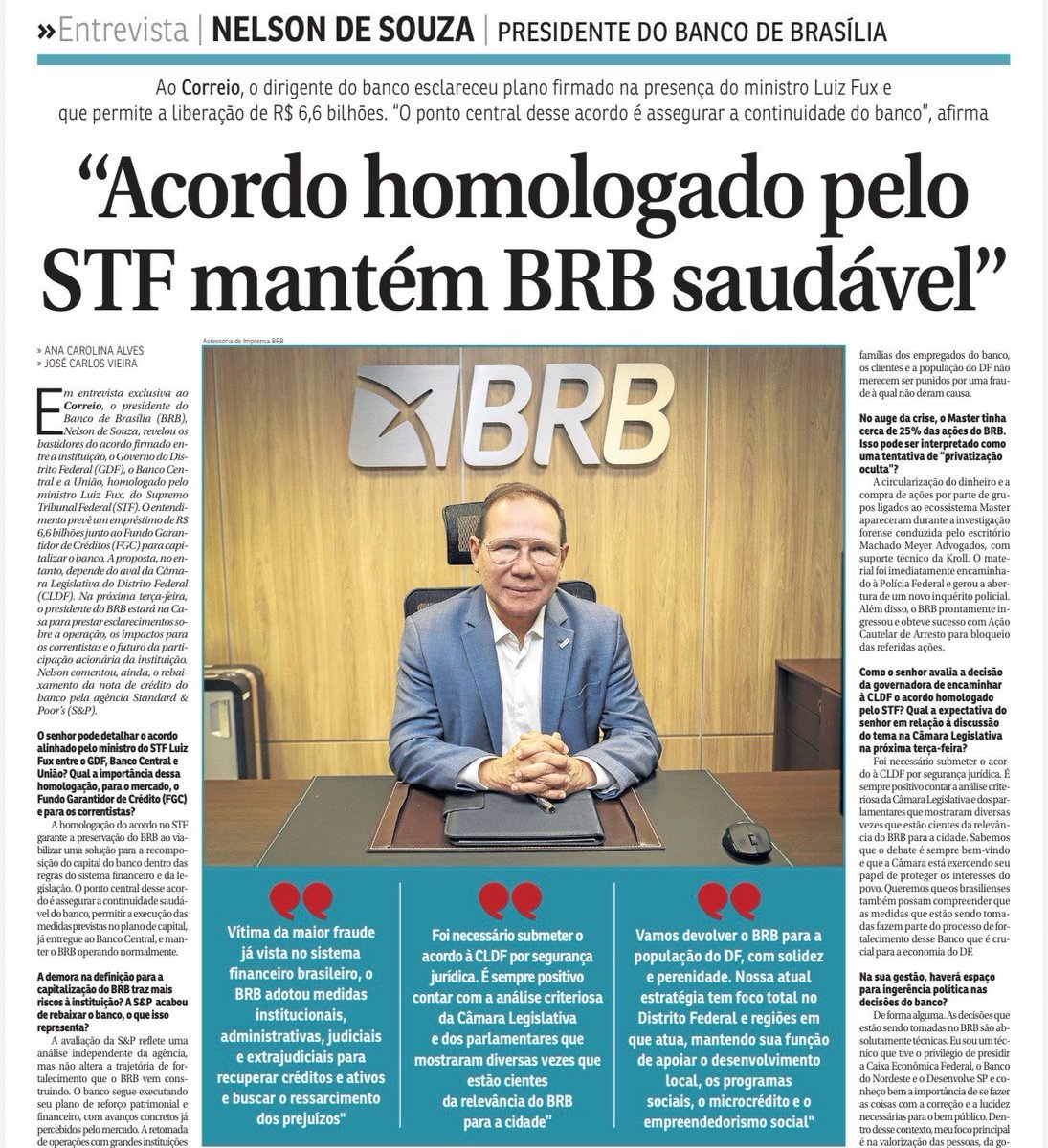 DFDaDepre's tweet photo. Mantém o BRB saudável e o DF quebrado por conta da MAIOR FRAUDE ao sistema financeiro brasileiro! Parabéns aos envolvidos (leia-se Ibaneis e Celina Leão)!!! https://t.co/ZVmpzYAnaa
