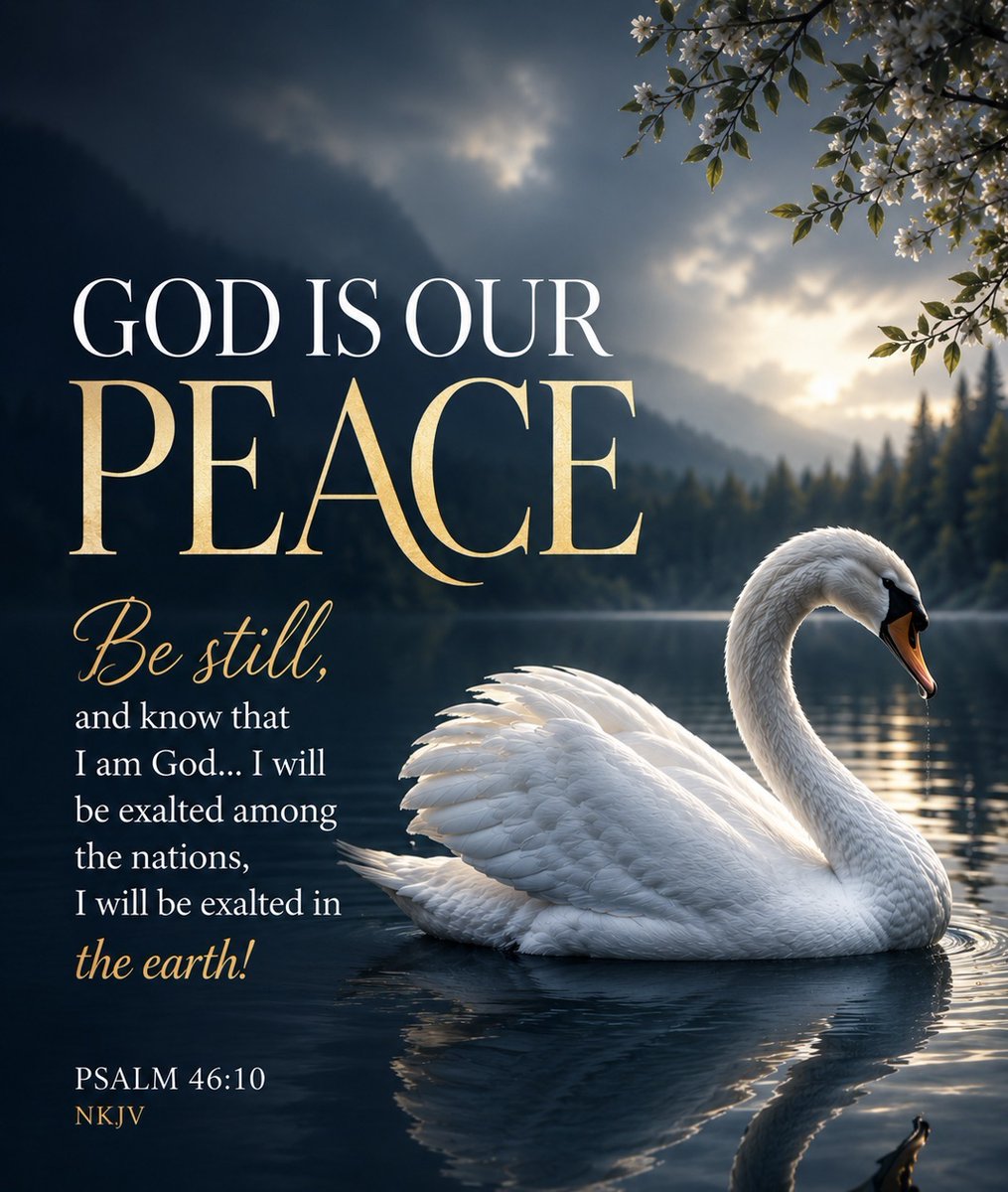tolocarsa's tweet photo. 📖 Psalm 46:10 (NKJV)
still, and know that I am God;
I will be exalted among the nations,
I will be exalted in the earth https://t.co/3ZW08UYAYt
