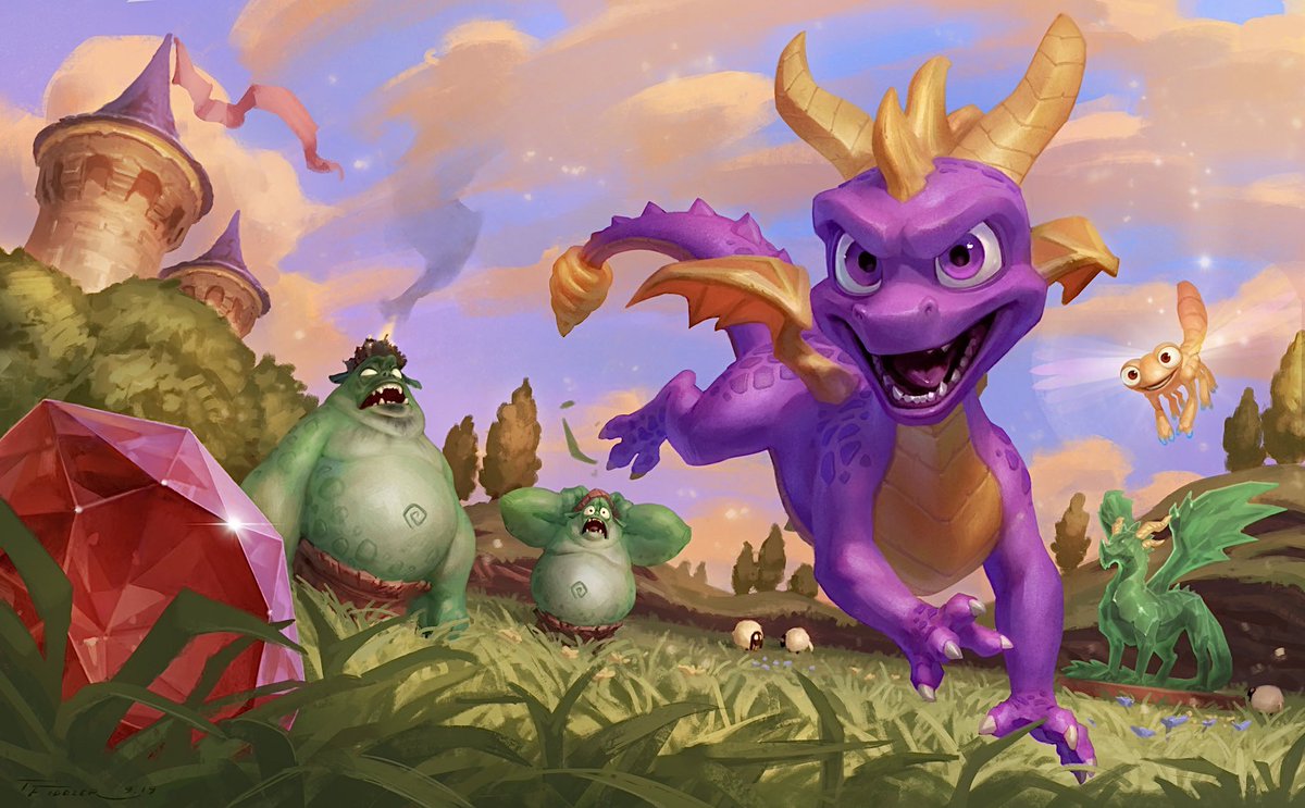 TFiddlerArt's tweet photo. Looks like a good time to post this again 😂

Welcome back Spyro!! 🔥 https://t.co/2pty1ie62y