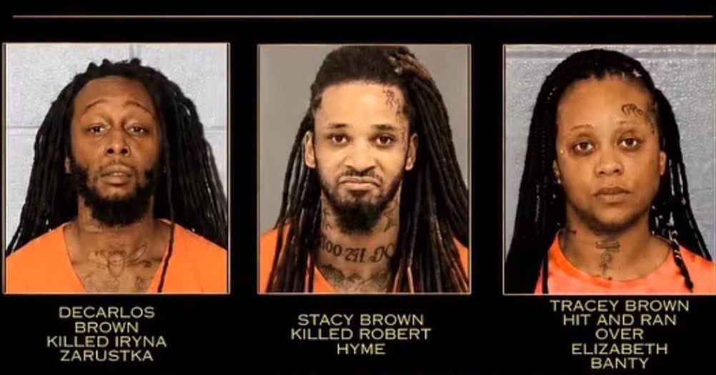 GOP_is_Gutless's tweet photo. Just to make sure everyone knows the facts:

DeCarlos Brown Jr. fatally stabbed Ukrainian refugee Iryna Zarutska (a white woman) on a Charlotte light rail in August 2025.

His brother, Stacey Dejon Brown, was convicted in 2012 for murdering 65-year-old Robert Heym (a white man) during a robbery.

His sister, Tracey Vontrea Brown, was involved in a hit-and-run on Elizabeth Banty (a white woman).

Mecklenburg County records and news reports confirm this family’s pattern of violent crimes in Charlotte, NC — all victims white.

This isn’t random. 
When does Charlotte address it?
Share the facts. #CharlotteCrime #JusticeForVictims #CrimeFamily
