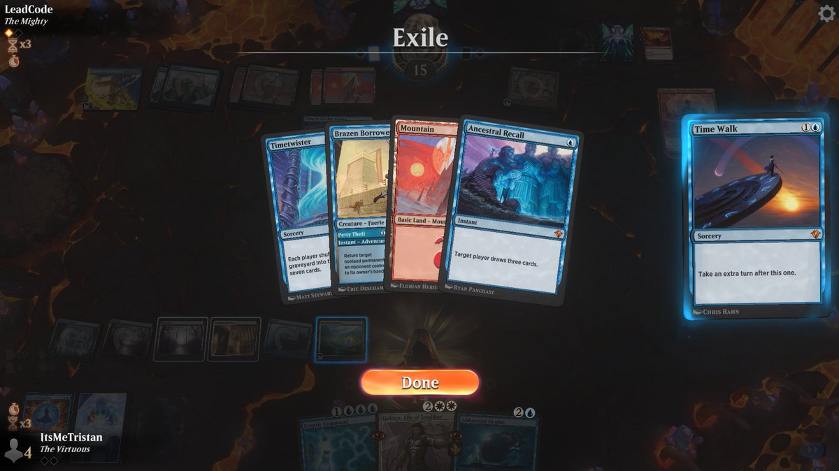 TristnTristn2's tweet photo. Come fucking on! 4 Power 9?
What a joke!
#PoweredCube #MTGA https://t.co/zX5AFG2aRE