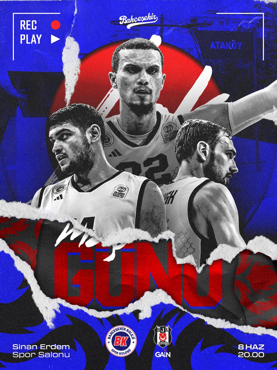 BKBasketbol's tweet photo. 🔥 𝐌𝐀𝐂̧ 𝐆𝐔̈𝐍𝐔̈!  👉 Türkiye Sigorta Basketbol Süper Ligi Play-Off Yarı Final dördüncü maçında, evimizde 𝐁𝐞𝐬̧𝐢𝐤𝐭𝐚𝐬̧ 𝐆𝐚𝐢𝐧 ile karşılaşıyoruz!  📆 8 Haziran Pazartesi ⏰ 20.00 📍 Sinan Erdem Spor Salonu 📺 beIN SPORTS 5   ❤️💙#HayalineKanatlan ­| @basketsuperligi