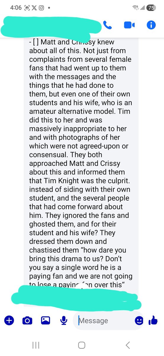 Wiggygator's tweet photo. #SpeakingOut #GCWCOSV TW: S*xual assault. This one is personal. Tim messaged me with interest and when I told him my situation, he claimed to understand and respect my boundaries then proceeded to ignore them all. I then received abusive messages from strangers for outing him. https://t.co/3twwG3ldib